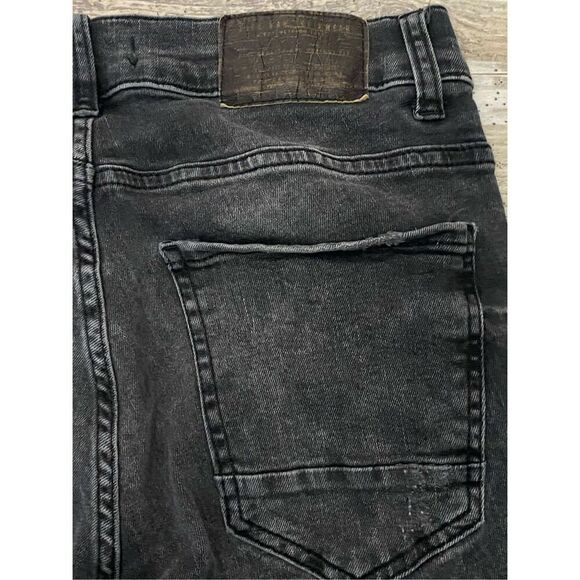 Zara Man Studded Skinny Jeans Button Fly Zipper Accents Men’s Sz 30 Waist - Picture 7 of 7